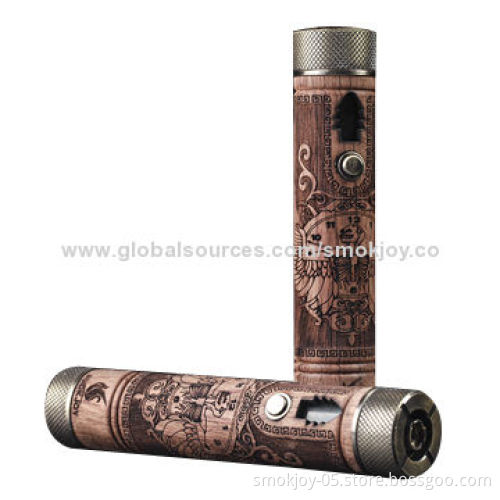 Smokjoy Newest Products N Fire Max Wooden E-cig Mechanical Vaporizer Mod/Ecig Kit, 140mm Length